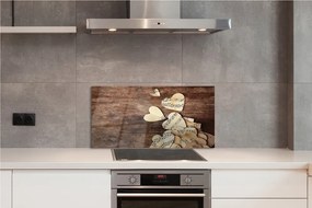 Szklany Panel Serca nuty