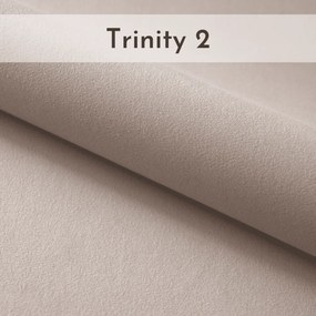 Tapicerowane łóżko kontynentalne DIRELIS TRINITY 140x200 cm beżowe Materac: Materac sprężynowy Bonell