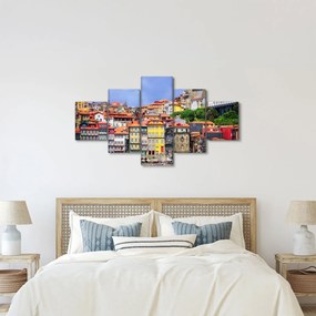 Obraz - Ribeira, Portugalia (125x70 cm)