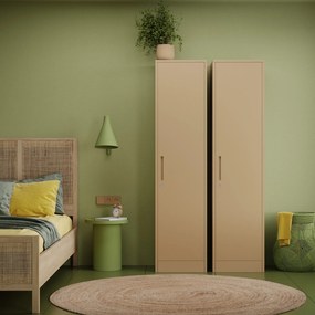 Metalowa szafa aktowa Alex Fresh Style 45x40x185 cm beżowa