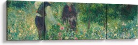 Obraz - Auguste Renoir, Picking Flowers, reprodukcje (170x50 cm)