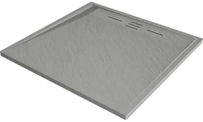 Mexen Amon brodzik kwadratowy SMC 80 x 80 cm, szary - 4F618080