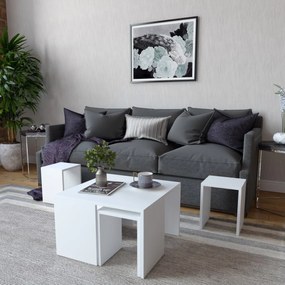 Stolik konferencyjny Ortanca White