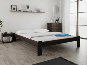 Łóżko ADA 180 x 200 cm, orzech Stelaż: Ze stelażem listwowym rolowanym elastycznym, Materac: Materac Sommera