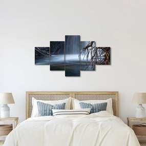 Obraz zimowej laguny (125x70 cm)