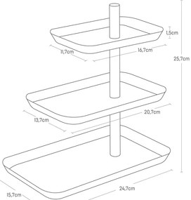 Metalowy stojak na biżuterię Rin – YAMAZAKI