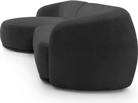 Narożnik NOBO Lewostronny system modułowy tkanina DressME 18 Szary