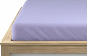 PrzytulneMieszkanie.pl Prześcieradło jersey jasnofioletowe 90 x 200 cm