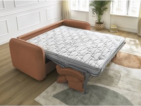 Pomarańczowa sofa 236 cm Achille – Bobochic Paris