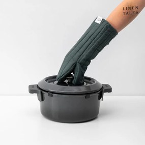 Lniana rękawica kuchenna Forest Green – Linen Tales