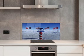 Panel szklany do Kuchni Brazylijski Sztandar