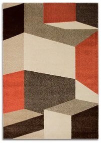 Dywan nowoczesny Lara Iluzja wielokolorowy 140 cm x 200 cm