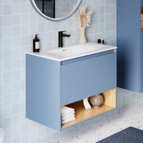 Szafka podumywalkowa BELDIVO 80 cm z umywalką ceramiczną Duravit