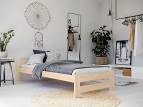 Jednoosobowe Łóżko Drewniane W Stylu Skandynawskim 90X200 H2-L09
