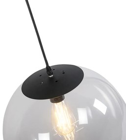 Nowoczesna lampa wisząca przezroczysta 35cm - Pallon Nowoczesny Oswietlenie wewnetrzne