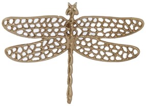 Metalowa dekoracja ścienna 24x17,5 cm Dragonfly – Light &amp; Living