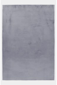 Dywan pluszowy Pouffy szary 80 cm x 150cm