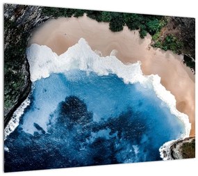 Obraz plaży Nusa Penida, Indonezja (70x50 cm)