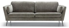Szara aksamitna sofa 220 cm Mynta – Sits