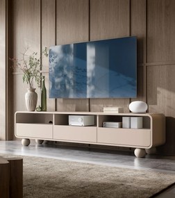 Kaszmirowa szafka pod telewizor z 3 szufladami 180 cm Z0-A89