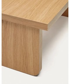 Stolik w dekorze dębu w naturalnym kolorze 89x62 cm Oaq – Kave Home