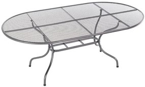 Metalowy zestaw ogrodowy OLIVIE 1 + 6 Stół owalny 190x105 cm