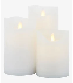 Świeczki LED zestaw 3 szt. (wysokość 15 cm) Sara Exclusive – Sirius