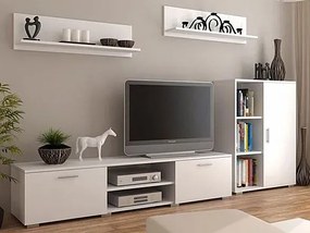Komplet białych mebli do salonu L6-R77