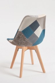 Zestaw 4 Krzese Synk Patchwork