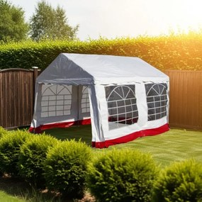 Namiot ogrodowy imprezowy 4 × 3 m – plandeka PVC 400 g/m²