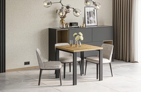 Industrialny stół do jadalni Garant dąb artisan