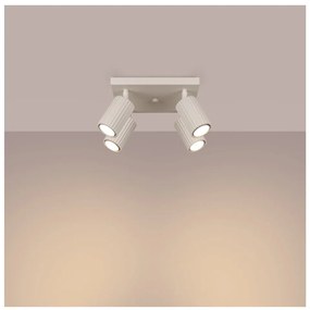 Kremowa lampa sufitowa 25x25 cm Gleam – Nice Lamps