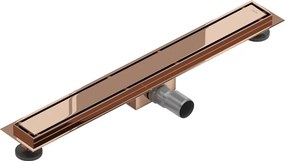 Mexen Flat M13 odpływ liniowy 2w1 50 cm, różowe złoto - 1610050-15