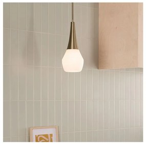 Kichler KL-DEELA-P-CPZ - Żyrandol na drążku DEELA 1xE27/60W/230V śr. 17,8 cm mosiądz