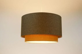 Lampa wisząca ERUTAN DOUBLE 40 szara/beżowa BPS KONCEPT