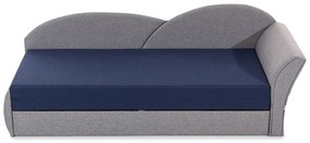 Sofa rozkładana z funkcją spania AGA granatowa/zielona lewa ELTAP