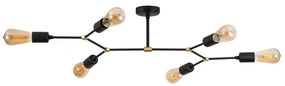 Czarna lampa sufitowa 48x95 cm Sparrow – Opviq lights