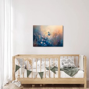 Obraz - Łąka z motylem (70x50 cm)