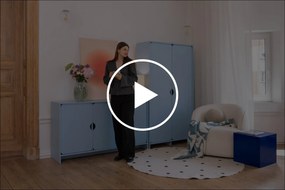 Niko szafa dwudrzwiowa Baby Blue