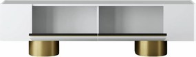 Stolik pod telewizor Bohem White and Gold