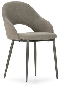 Zielone tapicerowane krzesła zestaw 2 szt. Lia – Marckeric