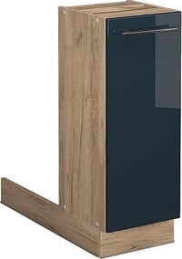 Szafki kuchenne ciemnoniebieski wysoki połysk 30x70x82 fame-line