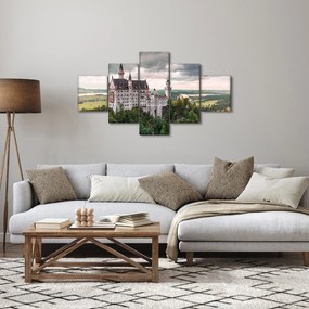 Obraz - Zamek na skałach (125x70 cm)