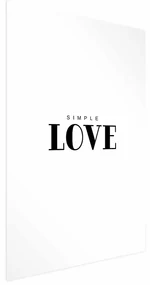 Plakat Simple Love 21x30 cm bez ramy z marginesem ARTGEIST B