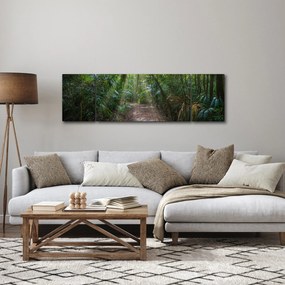 Obraz - Promienie słońca w dżungli (170x50 cm)
