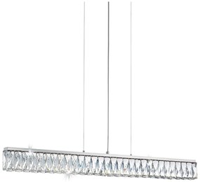 Eglo 95543 - Kryształowy żyrandol ściemnialny TELLUGIO-S LED/36W/230V