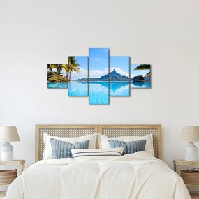 Obraz  - Bora-Bora, Polinezja Francuska (125x70 cm)