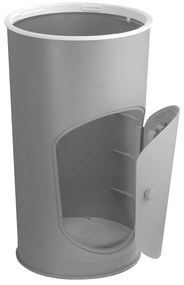 Ciemnoszary plastikowy kosz na pieluchy 25 l Whale – Kindsgut