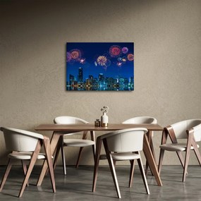 Obraz - Fajerwerki w Miami (70x50 cm)