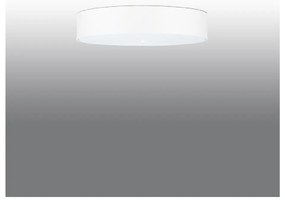Biała lampa sufitowa ze szklanym kloszem ø 60 cm Herra – Nice Lamps